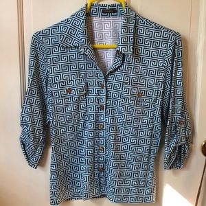 Patterned Button Up